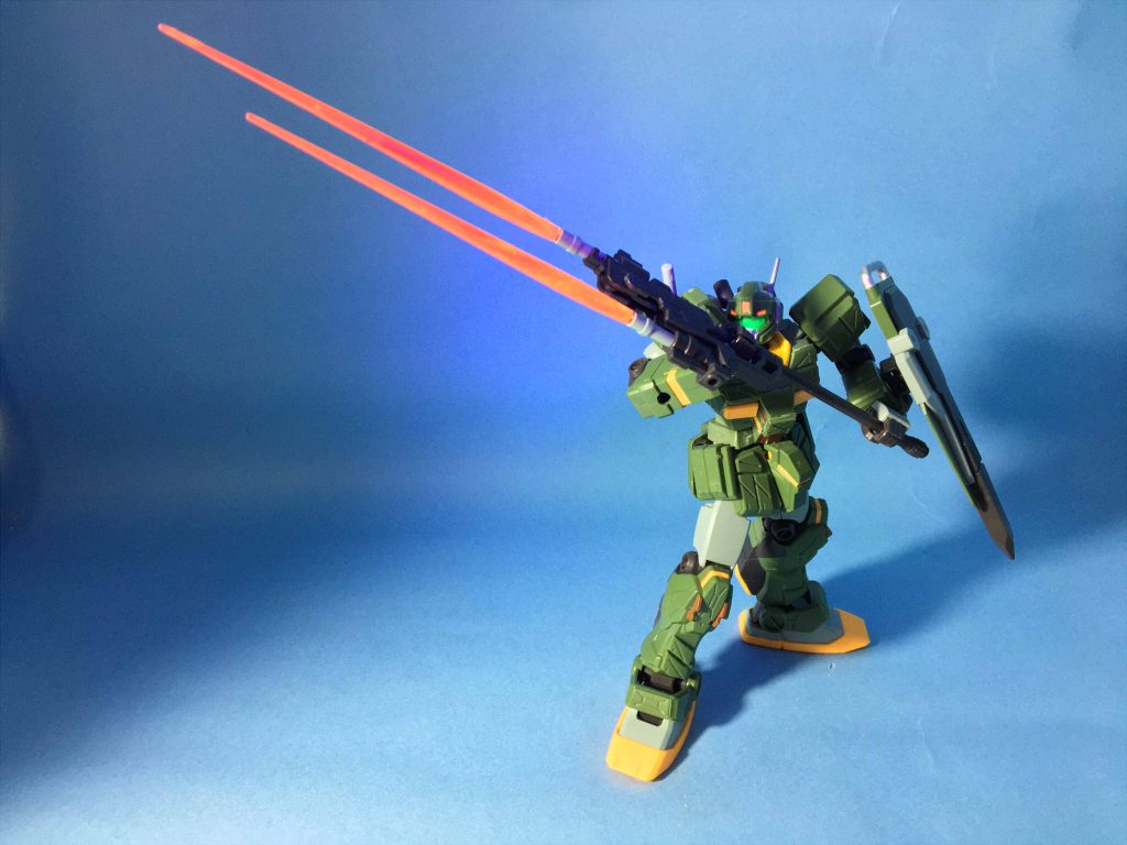 ツインビームスピアのアクション