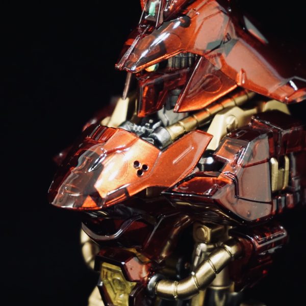 RG ガンダムベース限定 サザビー ［メカニカルコアメッキ］ 塗装