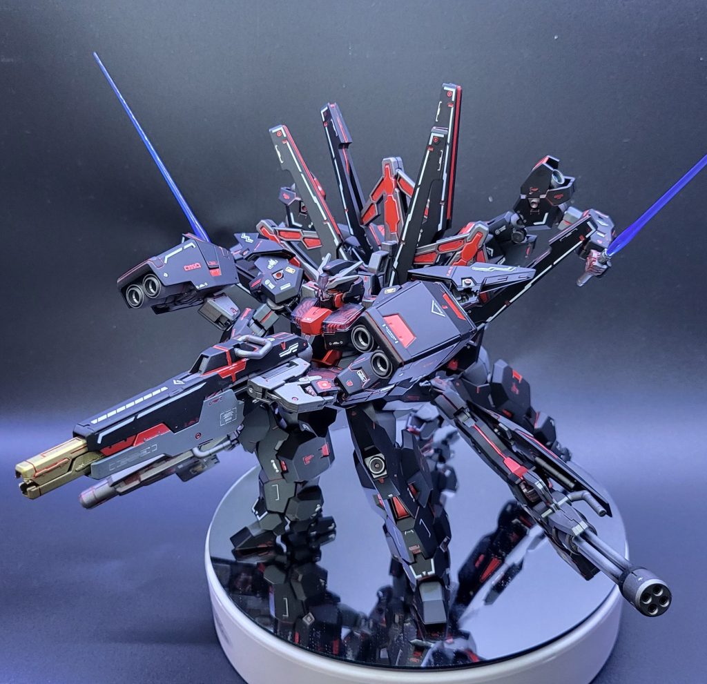 最後にガンダムダークルブリスウルソーン(フルウエポンモード)GNDF装備型最終決戦しよう的な感じです