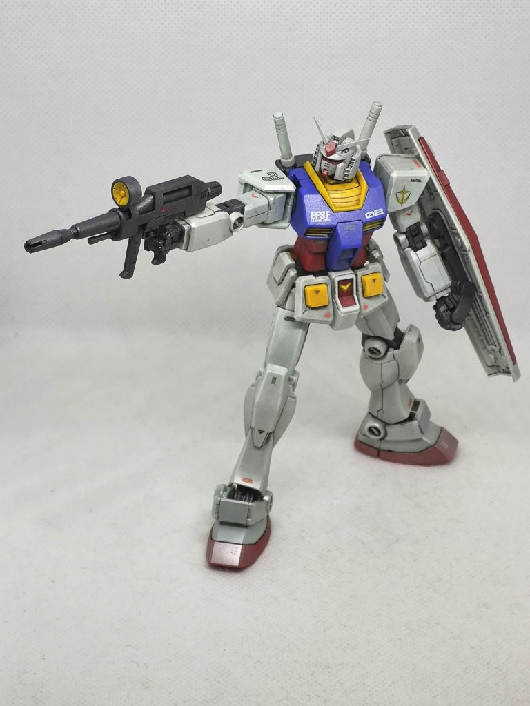 RX78-2ガンダム（手抜きメタリック仕上げ）