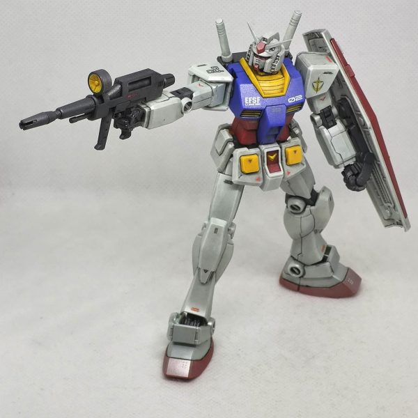 RX78-2ガンダム（手抜きメタリック仕上げ）