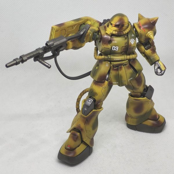 ザクⅡ ジ・オリジン版（迷彩色仕上げ）