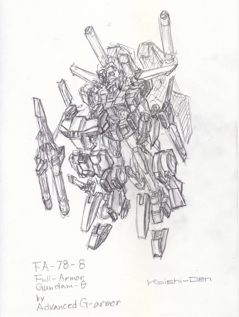 2.    RX-78-8　ガンダム8号機に火器・装甲ユニットを加えたシステム。