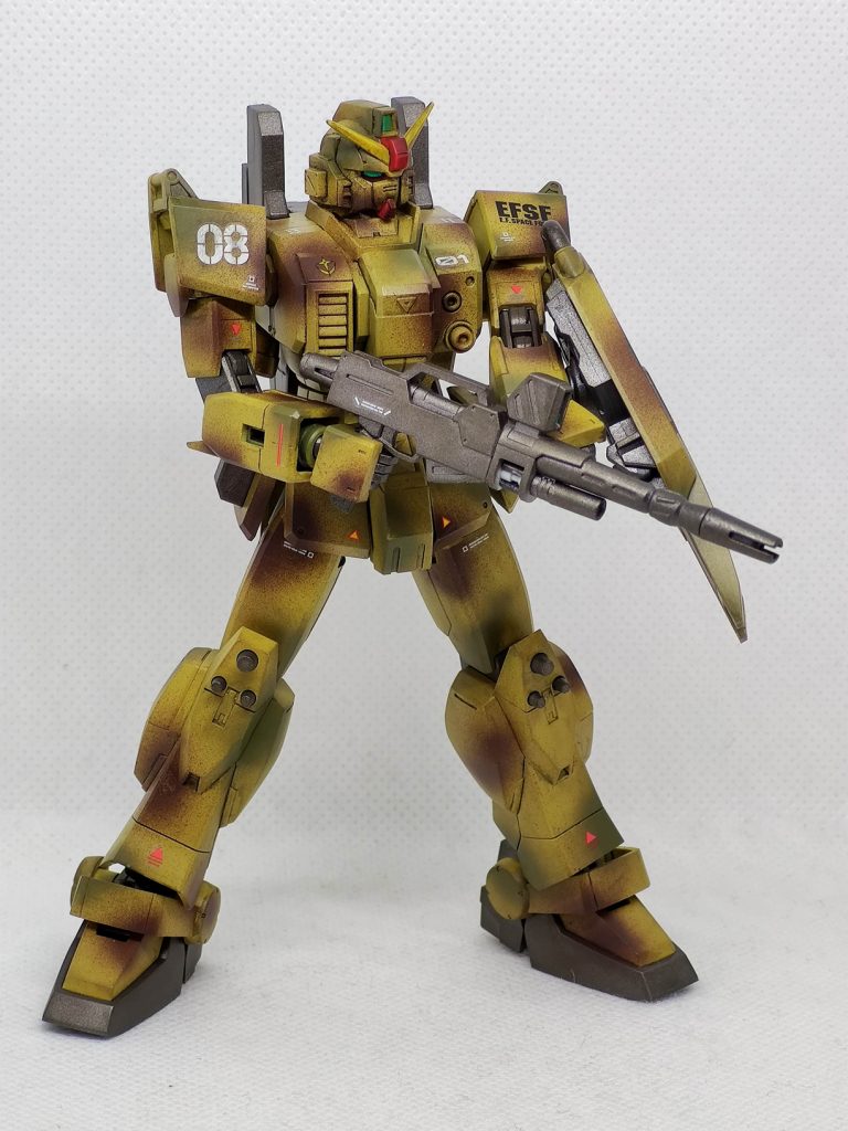 陸戦型ガンダム（迷彩色仕上げ）–3枚目/制作者：yukidaruma