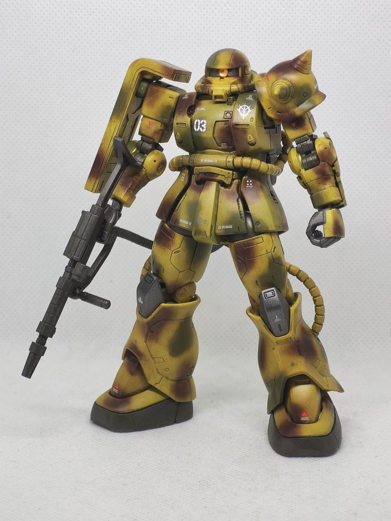 ザクⅡ ジ・オリジン版(迷彩色仕上げ)–6枚目/制作者:yukidaruma