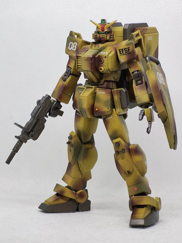 陸戦型ガンダム（迷彩色仕上げ）–6枚目/制作者：yukidaruma