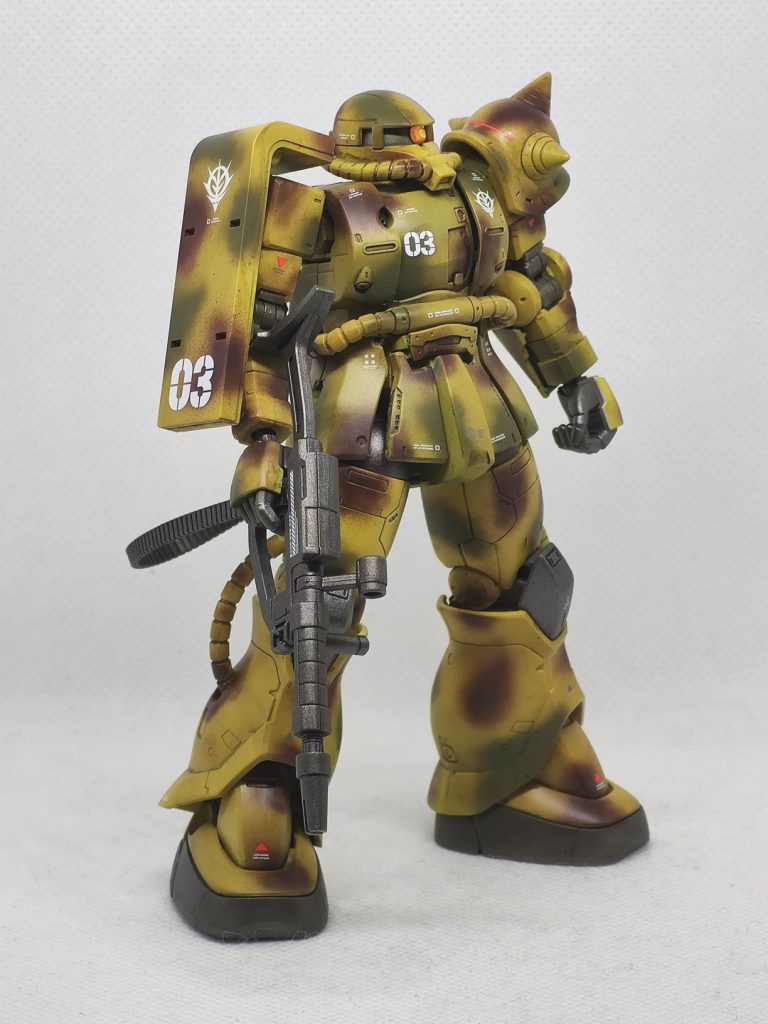 ザクⅡ ジ・オリジン版(迷彩色仕上げ)–7枚目/制作者:yukidaruma