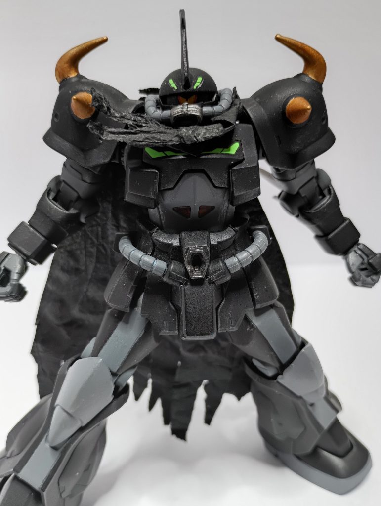 腹部にはメガ粒子砲ではなくグッファービーム発射口を装備。この作品を最後までご覧いただきありがとうございます。