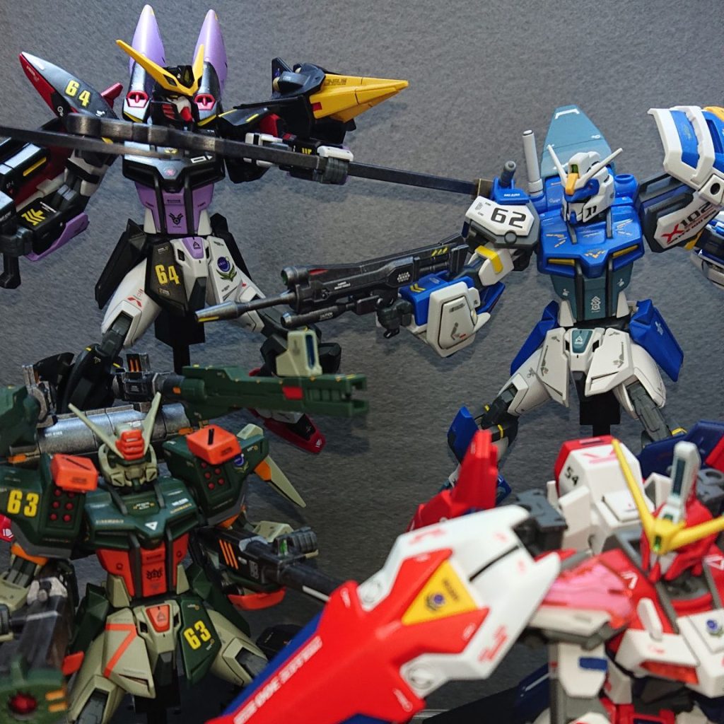 初期GAT-Xシリーズ(ストライクVer.)｜さめさんのガンプラ作品｜GUNSTA