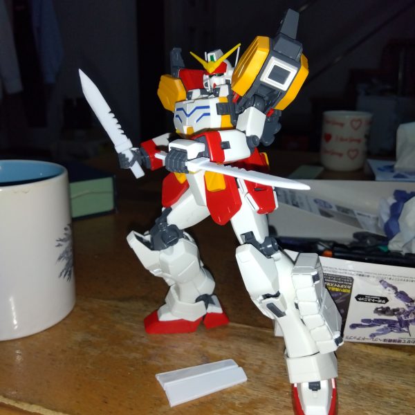 弾薬無くなったら二刀流で、切刻み初めてナイフ造ってみましたまだ途中ですが(gundam-kao1)気付いたら出勤時間デス(gundam-kao5)ヤバイ(gundam-kao9)（2枚目）