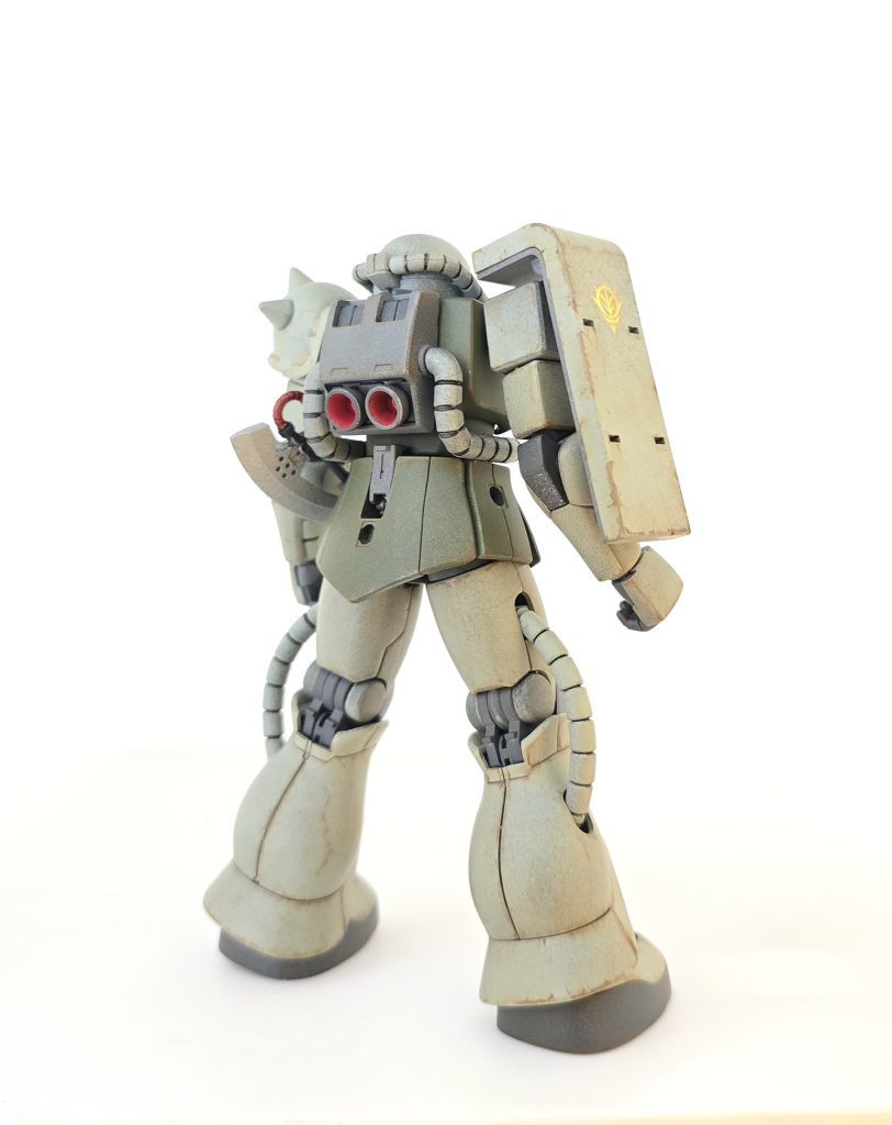 使用箇所は少ないですが、ウェザリングマスターのシルバーを初めて使いました👌 