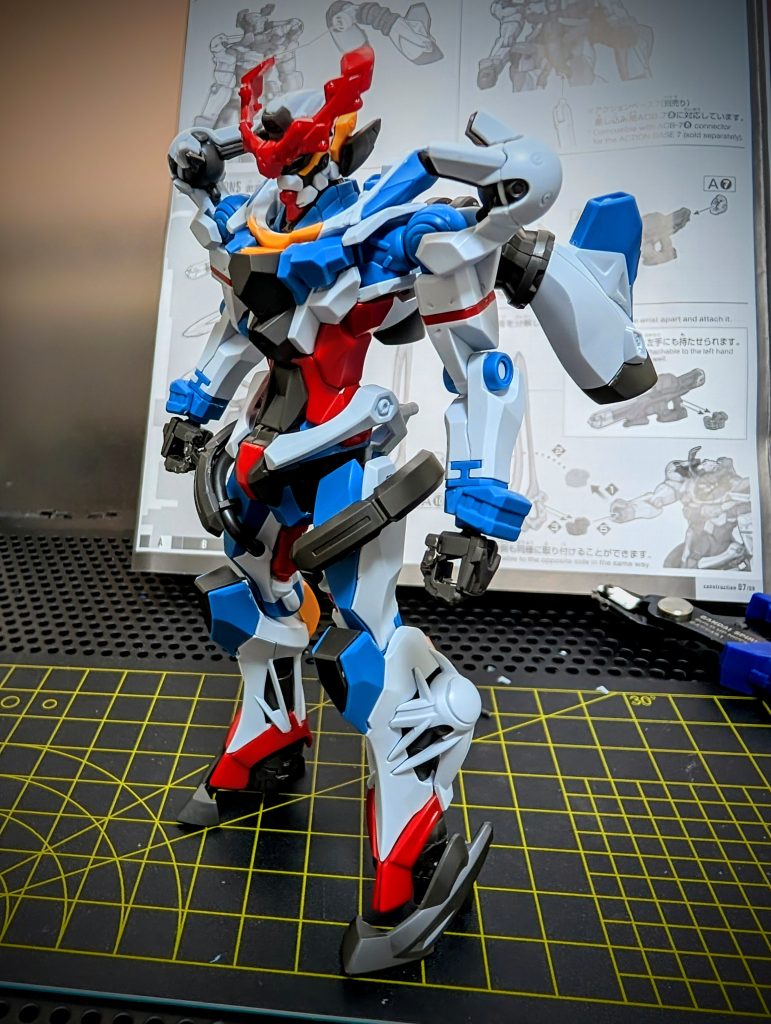 素組み時写真です✨️本当に元キットがカッコいいのでモチベーション下がりませんでした!
