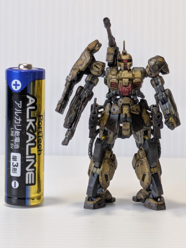 このサイズでのウェザリングは老眼持ちには正直キツイです。