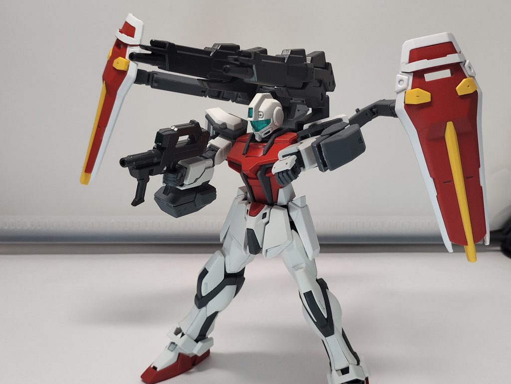 アームを展開させてフルバーストです