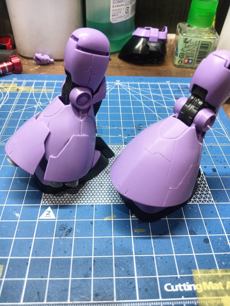 足パーツ、マジで大変でした(笑)