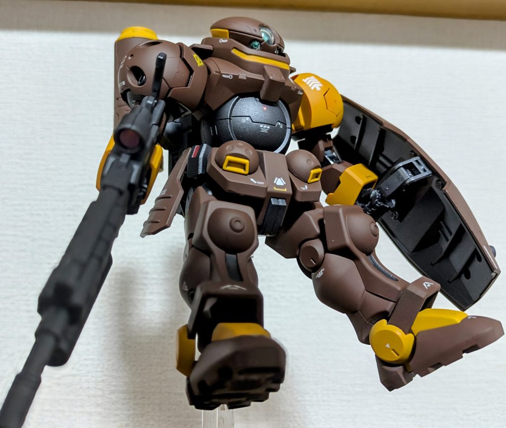 とかなんとか、設定にしてますが…ただ水泳部の機体を作りたかっただけです笑ｴﾍﾍ(ृ´͈ ᵕ `͈ ृ )ﾃﾞﾍﾍガンブレ4でも似たようなカスタムでプレイしてます笑