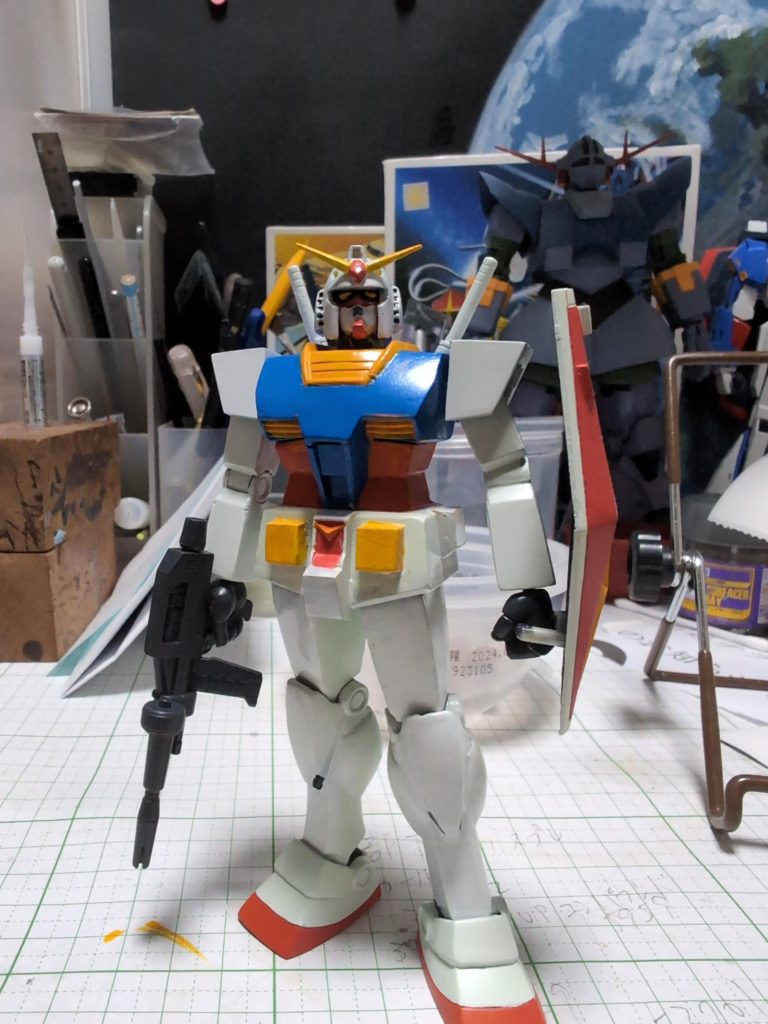 デカール貼る前。デカールの貢献度がわかりますね。、