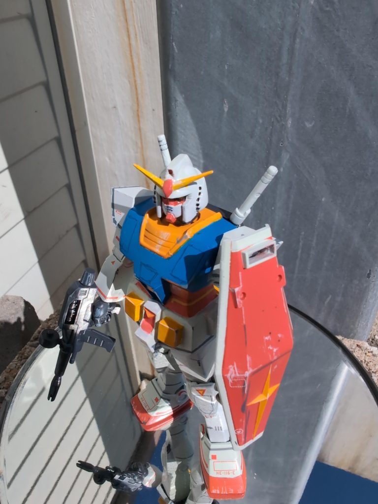 写真追加ドライブラシ的な傷は白で書き書き。