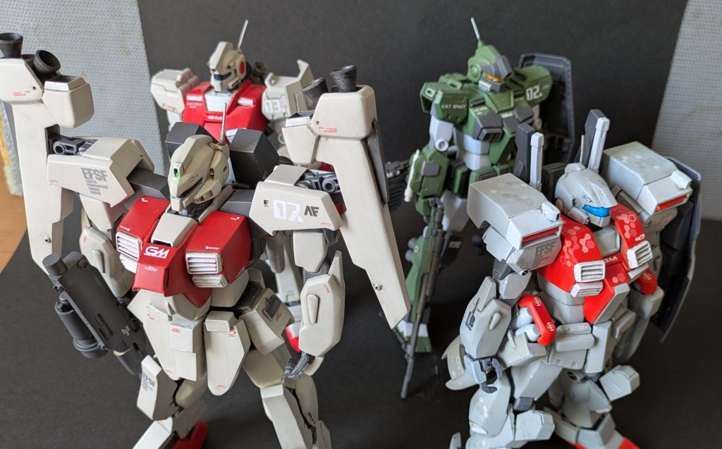 現状我が家の1/100ジム系MS群