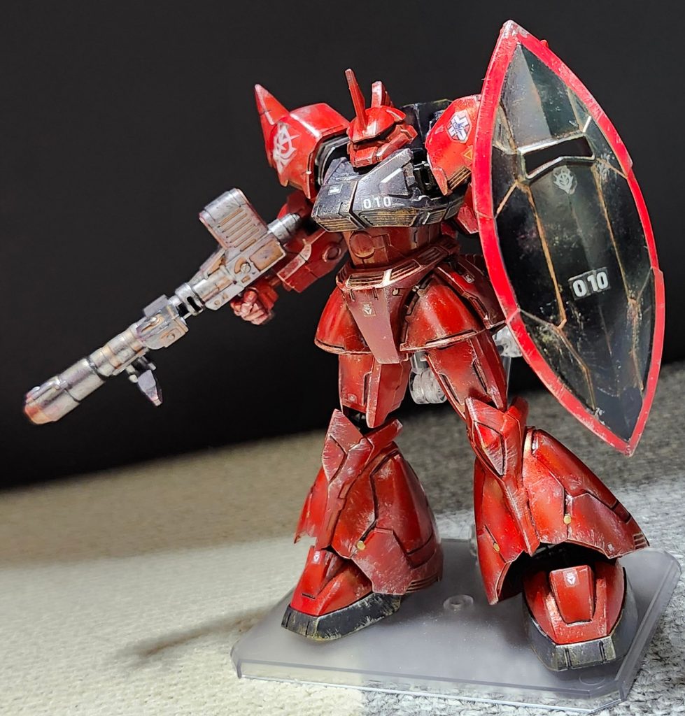 素立ちポーズ*バックパックは見ずらいですが、ちゃんと肉抜き穴を埋めてます。