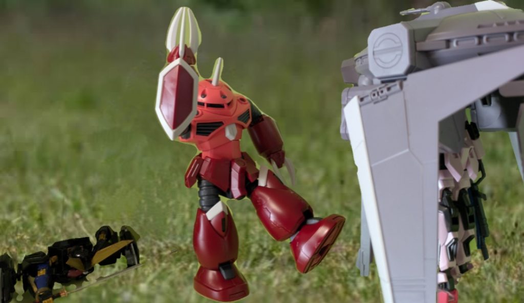 カガリ「遅いぞアスラン！」アスラン「すまないカガリ！しつこい奴の相手に時間かかった！」※倒れているのシュラです。