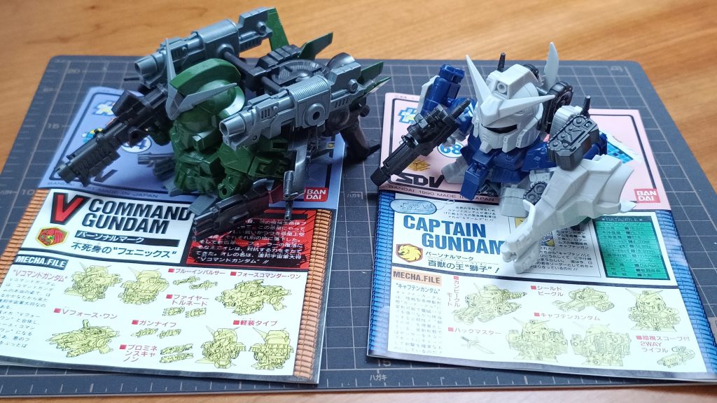 塗装前。色分けはイマイチですけどその分塗ったときの達成感があります。隣の緑の方もそのうち塗るかも。