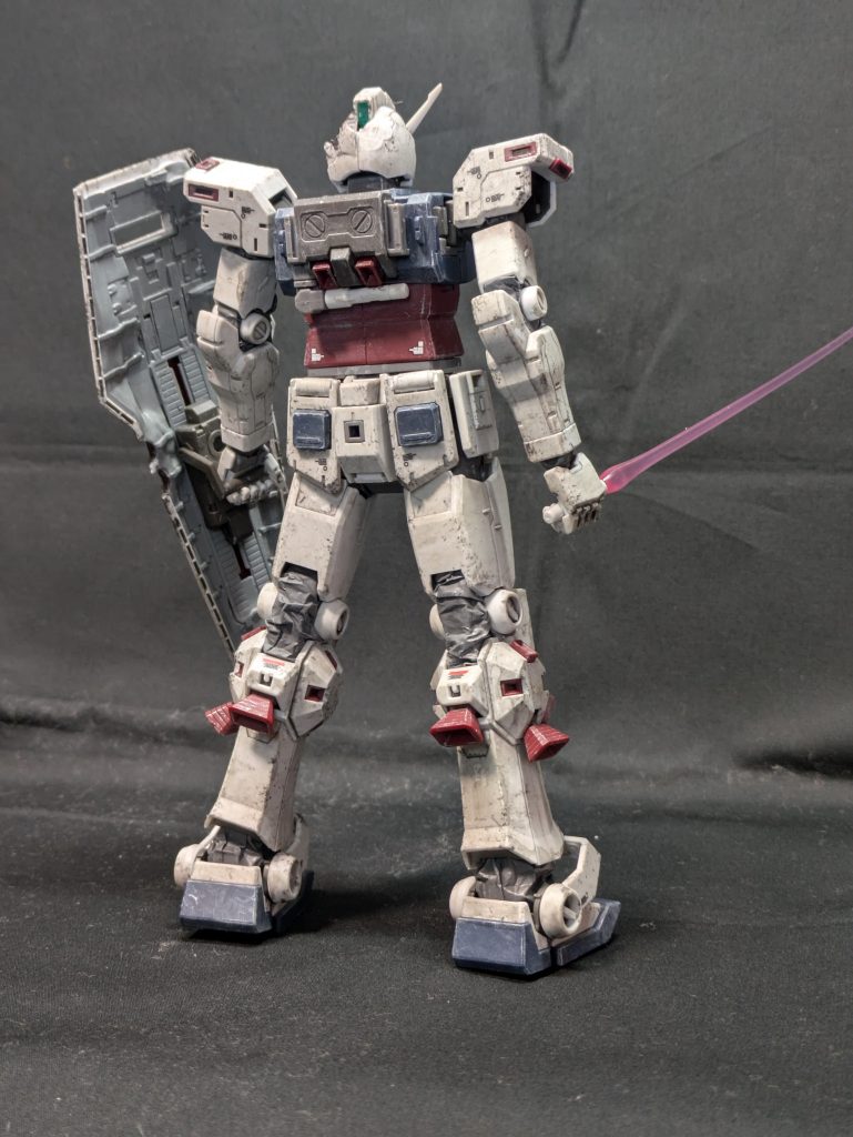 本体自体はパチ組みで。ウォッシングとチッピングで汚しを入れてます。