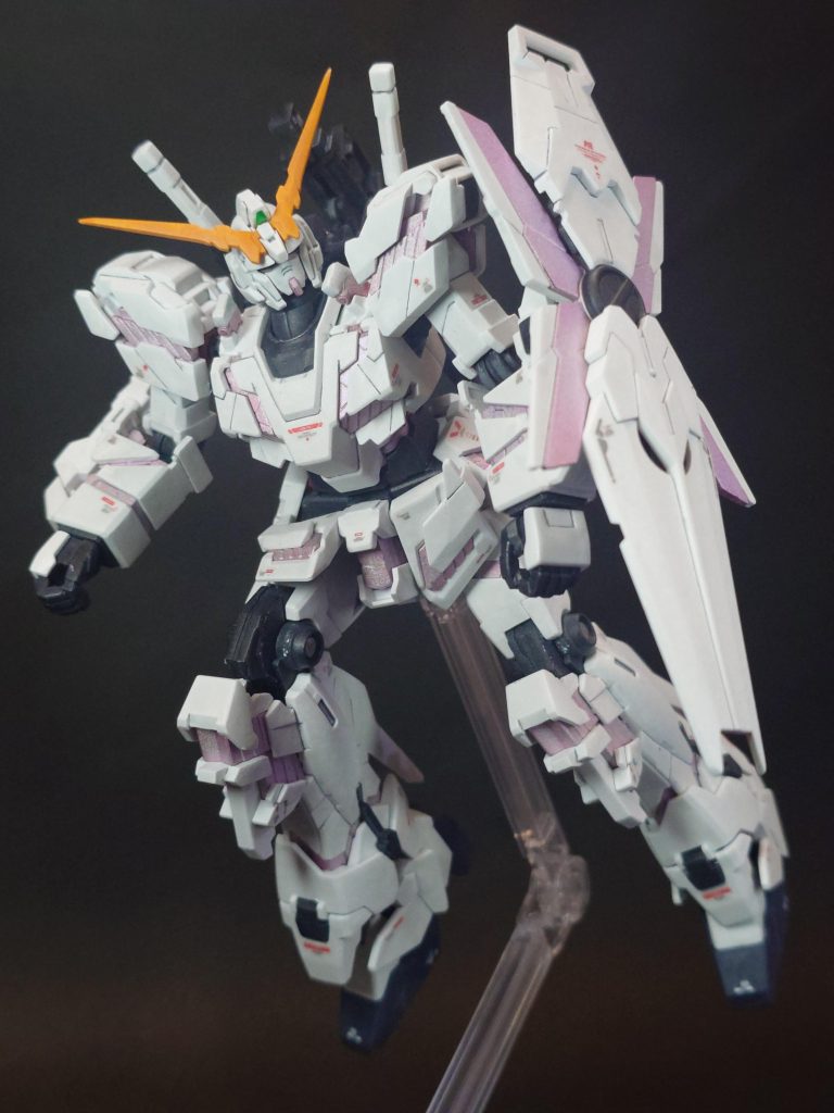 ライフルをバックパックに取り付けた状態。