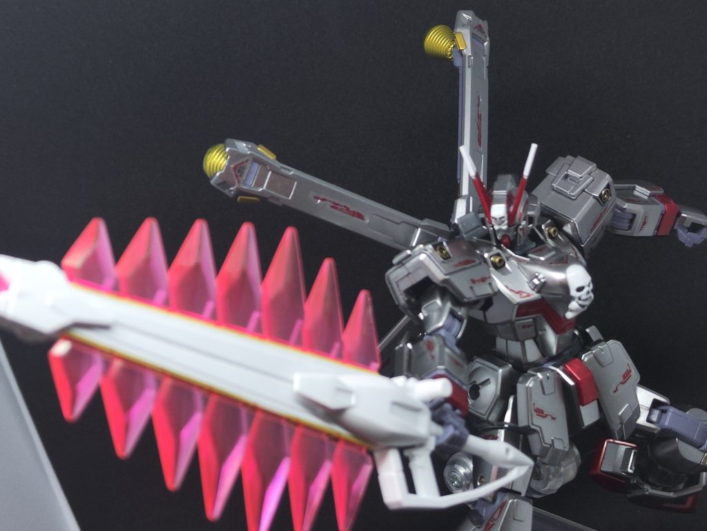 クロスボーンガンダムX0ちょい塗り✨–4枚目/制作者：@teddedvirukisu