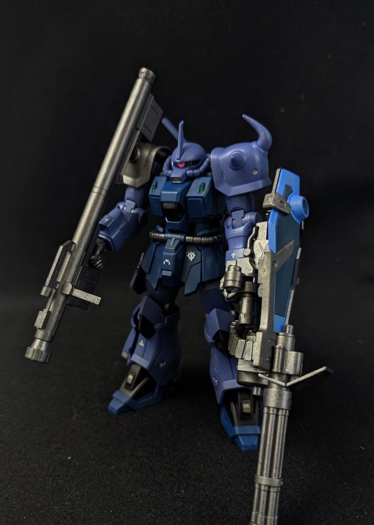 ということでイフリートナハトがベースで頭と両腕をグフカスタムにしただけのお手軽ミキシング工作無しでそのままドッキング可能でした 