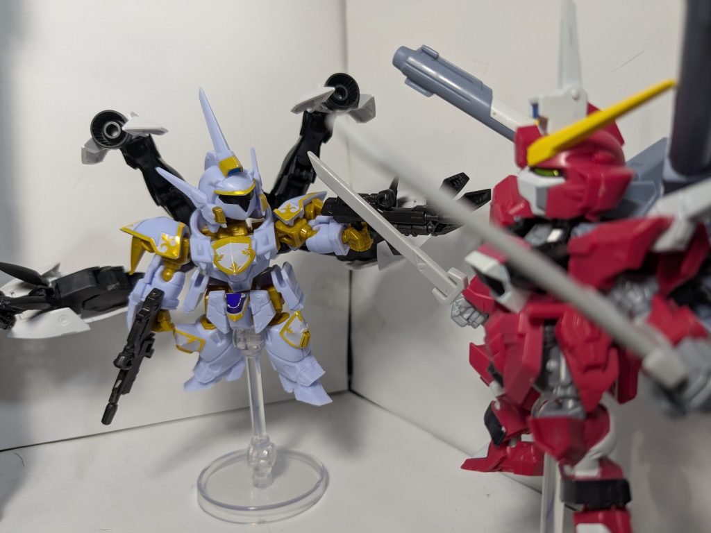 ジャスティスとの対決風