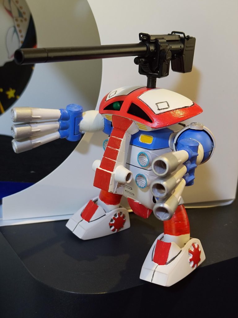 特別装備でキャノン装着可能です✨いやーこれがネタはあっても思うように出来ないもどかしさにヤキモキしました🤣今回はこんな雑な感じですが、もっと上手くなるように勉強していきます✨