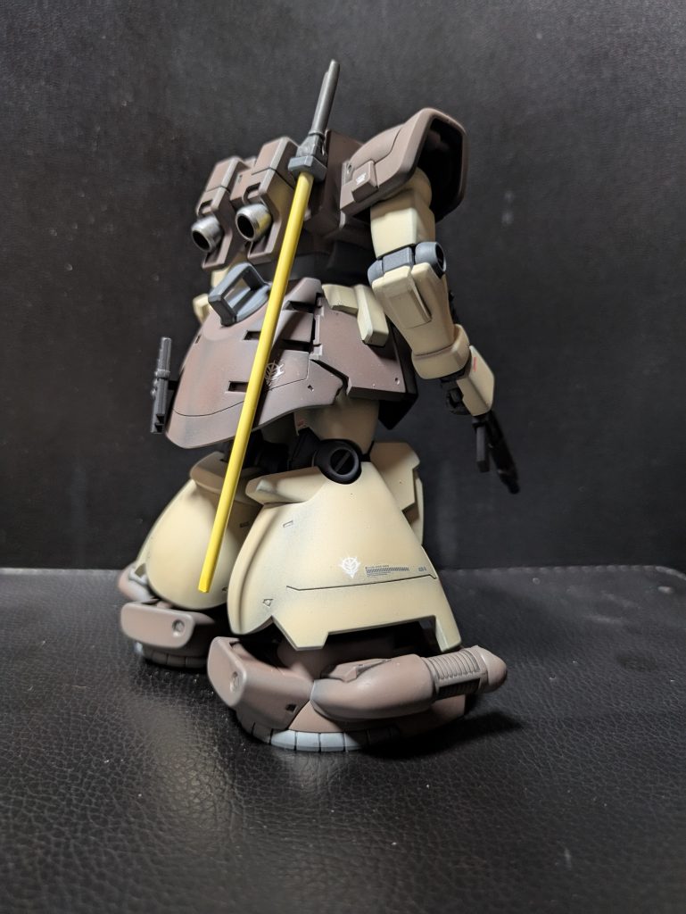 かなり初期のHGUCが素体なので可動幅は少ないですが、塗装前提のパーツ構成になっていて塗装派には評価高いのでは?