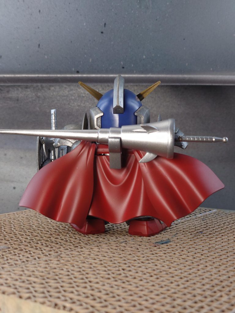 マントも少しグレーが残るようにグラデーションをかけました。