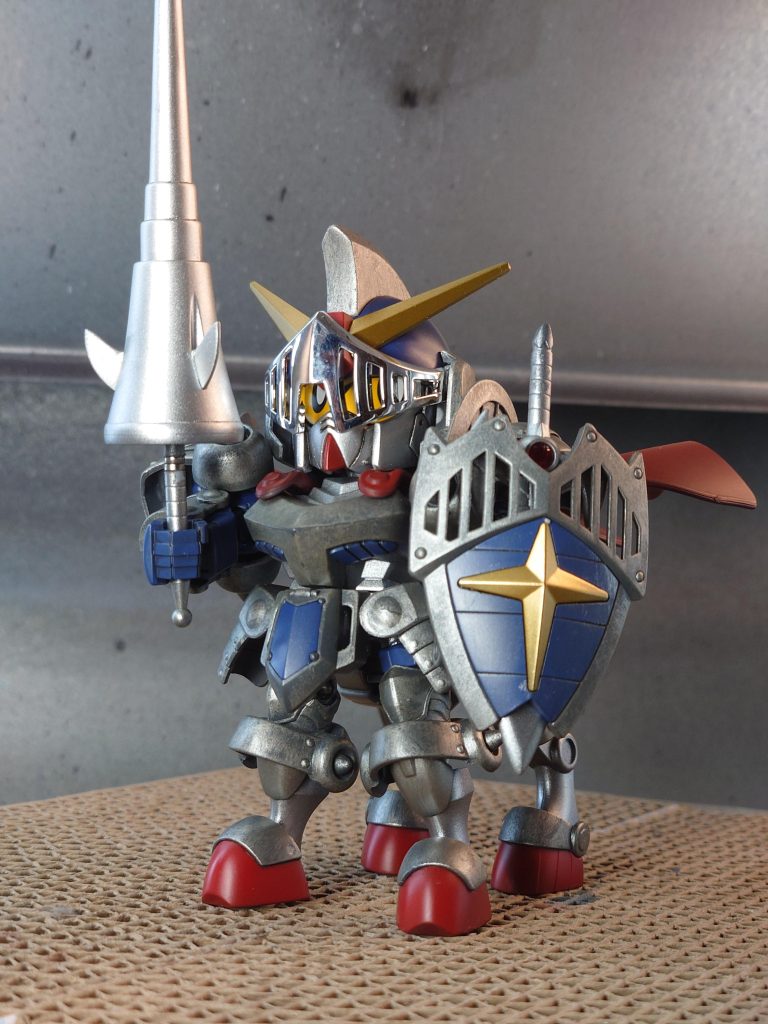 今回のテーマは甲冑の金属表現です。甲冑といえば鋳造だろうと思い、ドライブラシで塗装してみました。