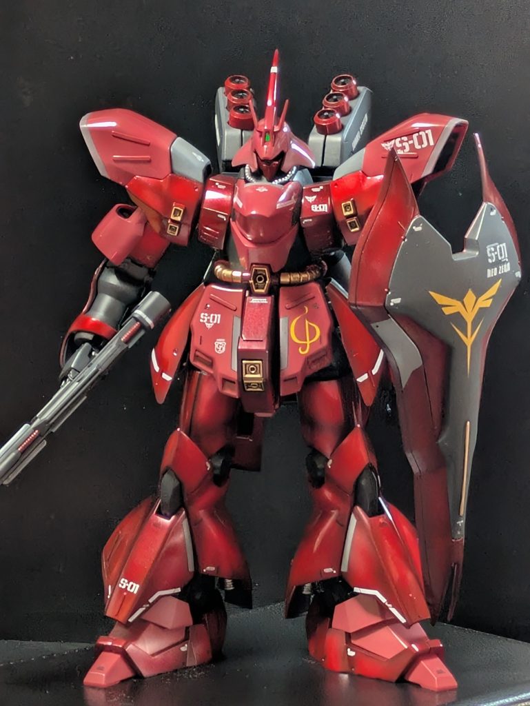 ちょっと人気の低い旧MGですが、なかなかアニメのイメージで悪くないのではないでしょうか?もちろんVer.kaも素晴らしいキットですが旧MGも良いものですよ!