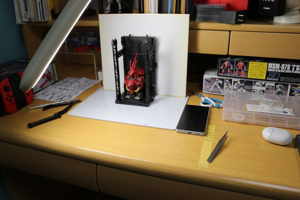 メカニカルバストは素組みでもすごく満足感のあるものだったので、今度は他の種類のものも見かけたら回してみたいなと思いました。