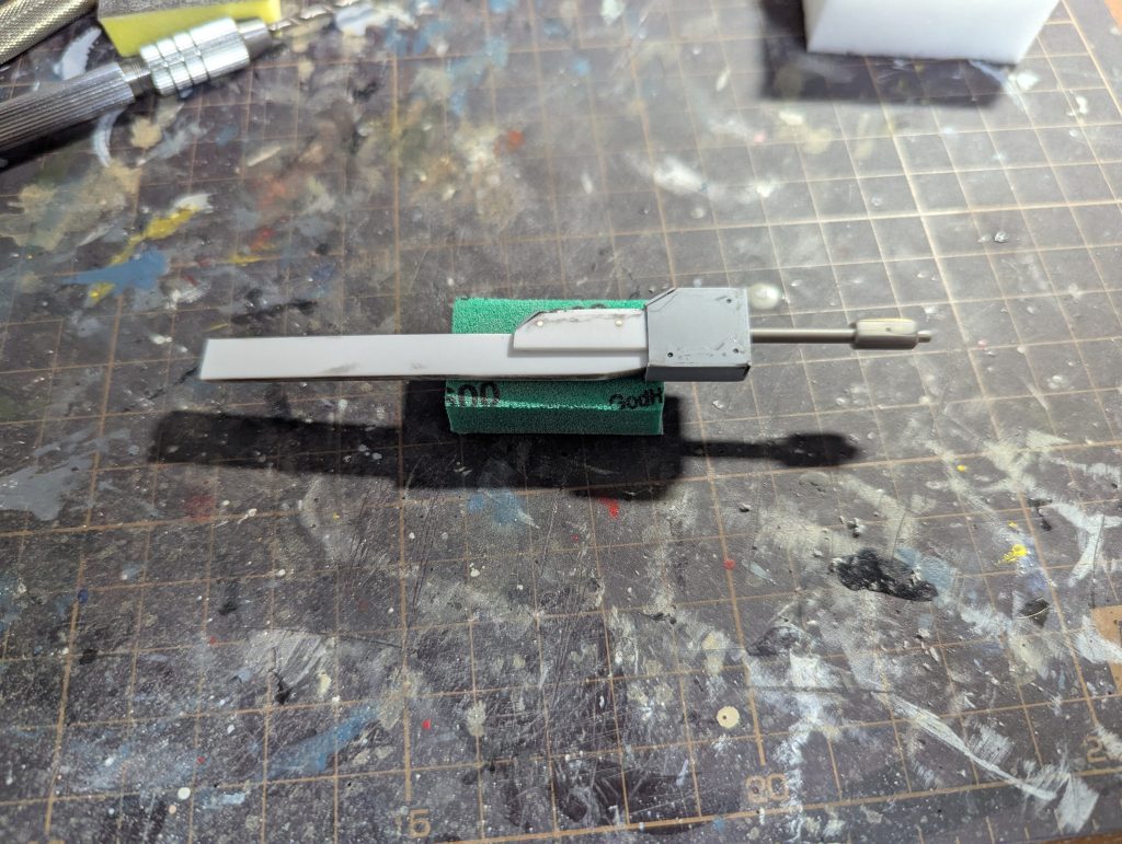 ヒートソードの途中経過です