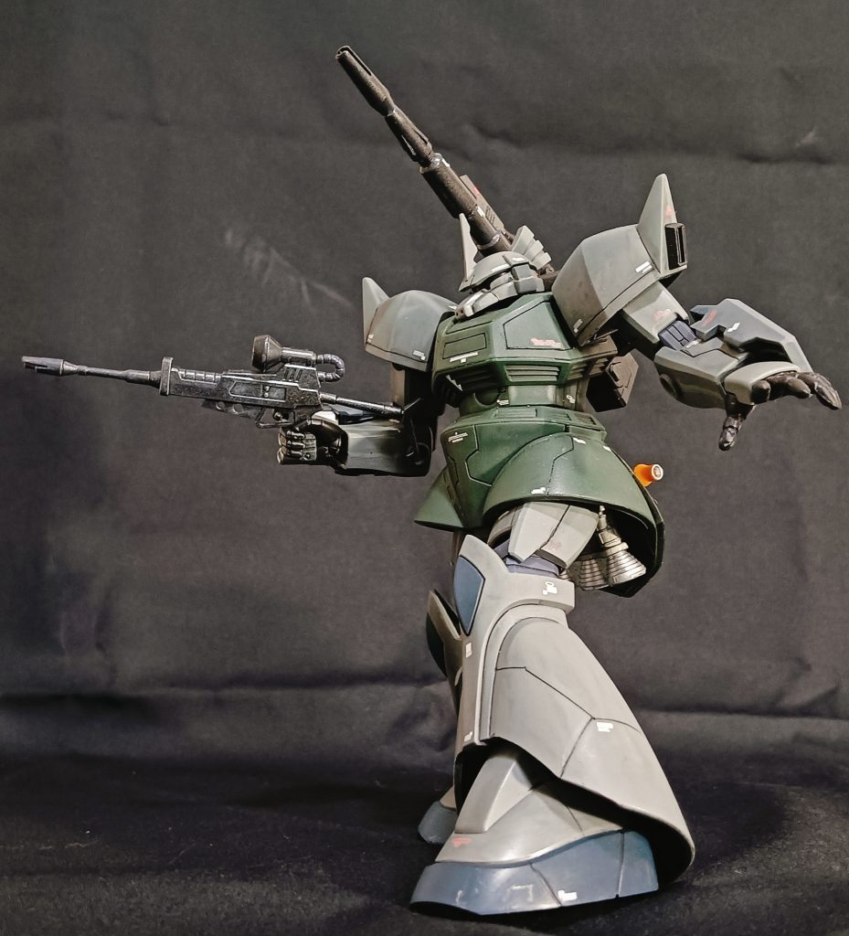 塗装はウェザリングカラーで全体的にウォッシングはしてますがグレー、グリーンは塗装してません