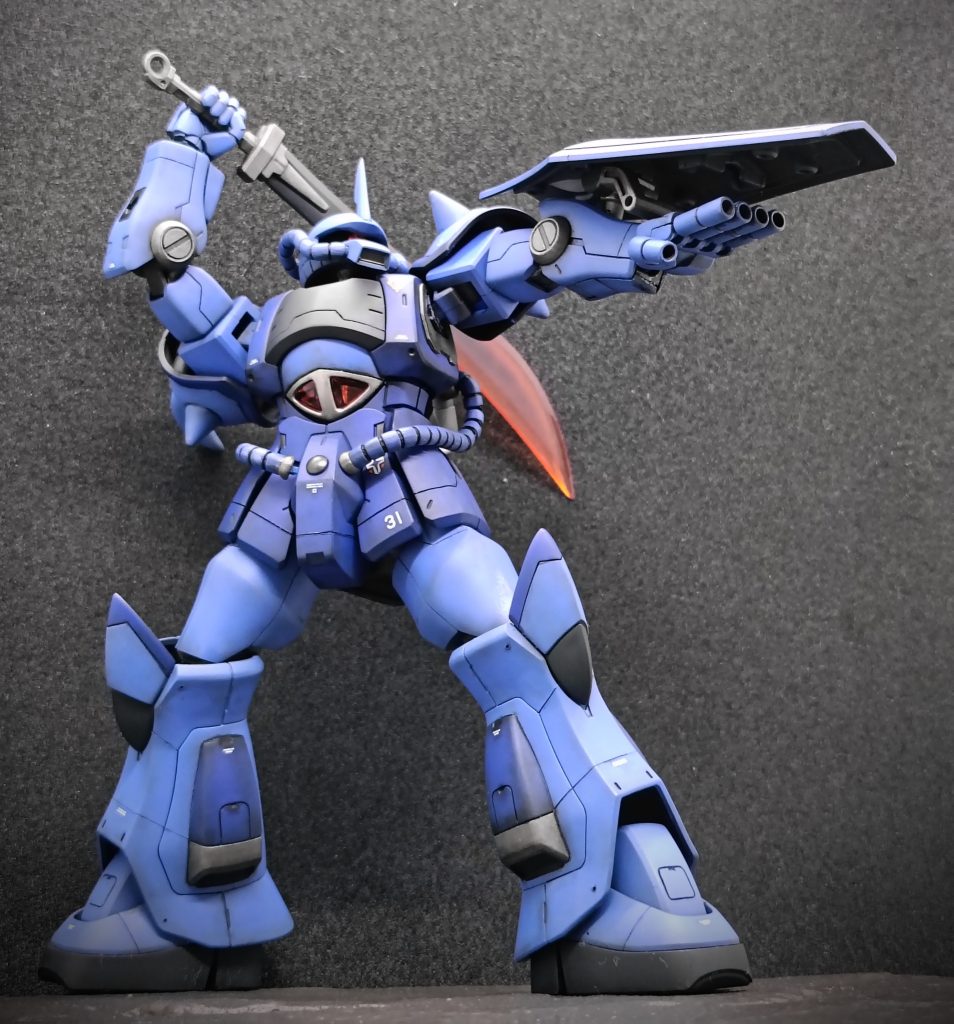 腕の付け根にプラバンでディテールアップを。ご覧いただきありがとうございます🙇