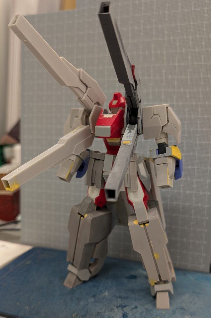 ほとんどのパーツはプラ板でスクラッチしてレジン複製で揃えました