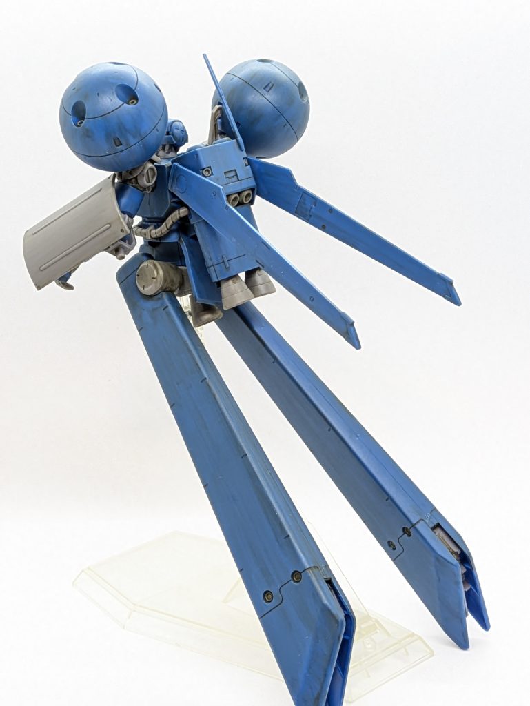 プロペラントタンク長いです💦掘り起こしたのでバックパックのアンテナは死んでました・・・