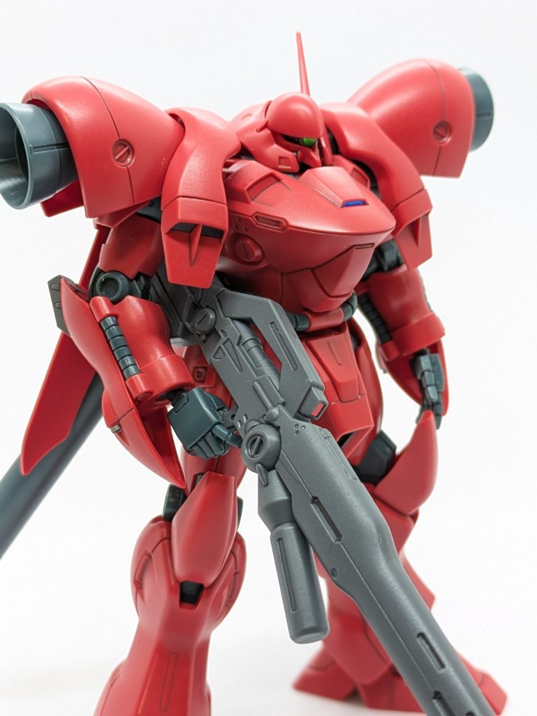 頭部ユニットは勿論モノアイ意匠も付属してますので交換できます！中身ガンダム四号機ですもんね～もっと活躍が見たかった一機です✨