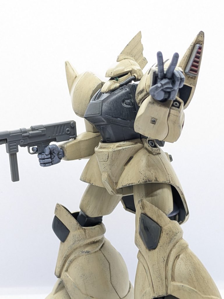 ピースハンドはビルドハンズ丸型の平手＆握りをニコイチで！ピースの指の感じがイメージに近くて簡単かなと？これで勝手に0083縛りはフィナーレです✨個人的にはザメルのHGをキット化して欲しいwww