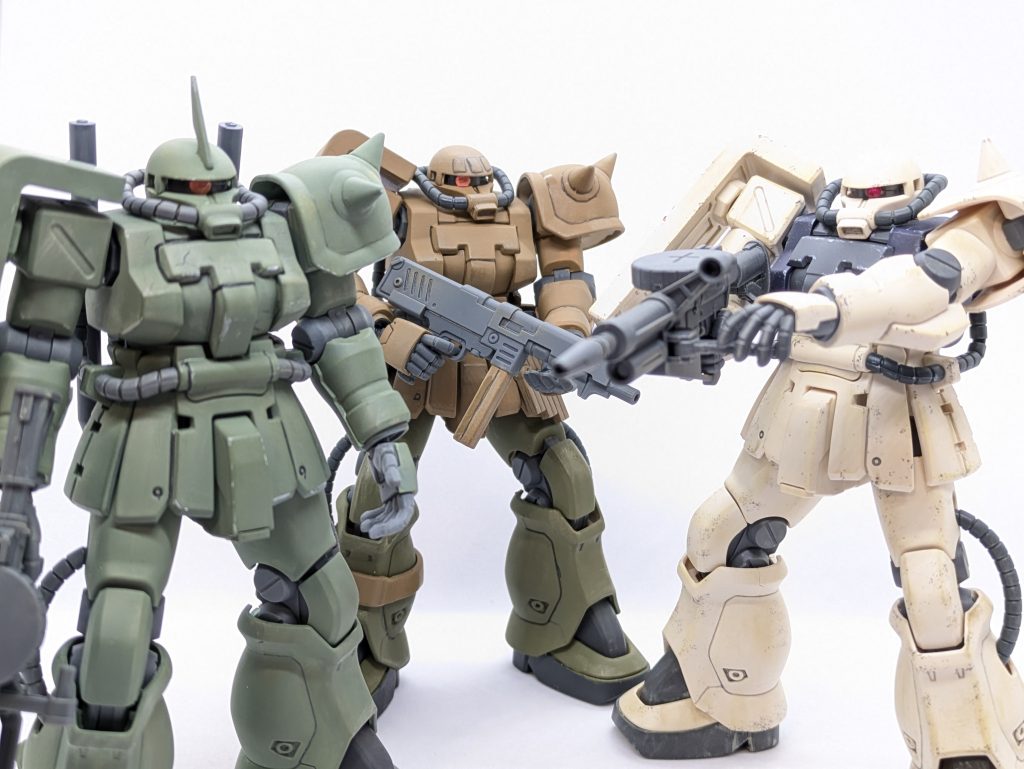 キンバライトは構図がキツくて、ザクシリーズで！