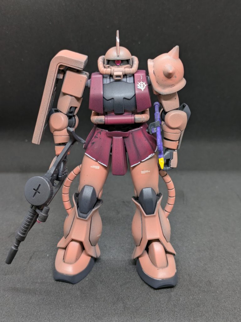 その①制作中の方では微妙とか言ってしまいましたが、自分なりに気になるところ?をー。☆腕がもげる問題腕の軸にランナーが入っている袋(開けにくい方)を巻いてボリュームアップして抜けにくいようにしました。※どうも個体差があるんですかね。もう一つ作ったら何ともなかったです。