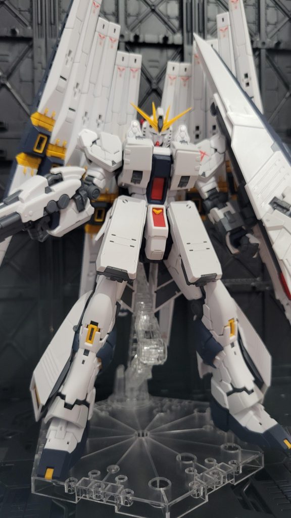 RG νガンダム　HWSダブルフィンファンネル–2枚目/制作者：KM.Jaguar