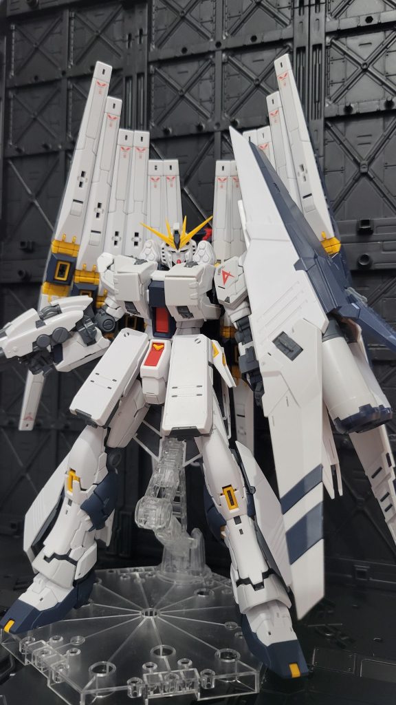 RG νガンダム　HWSダブルフィンファンネル–3枚目/制作者：KM.Jaguar