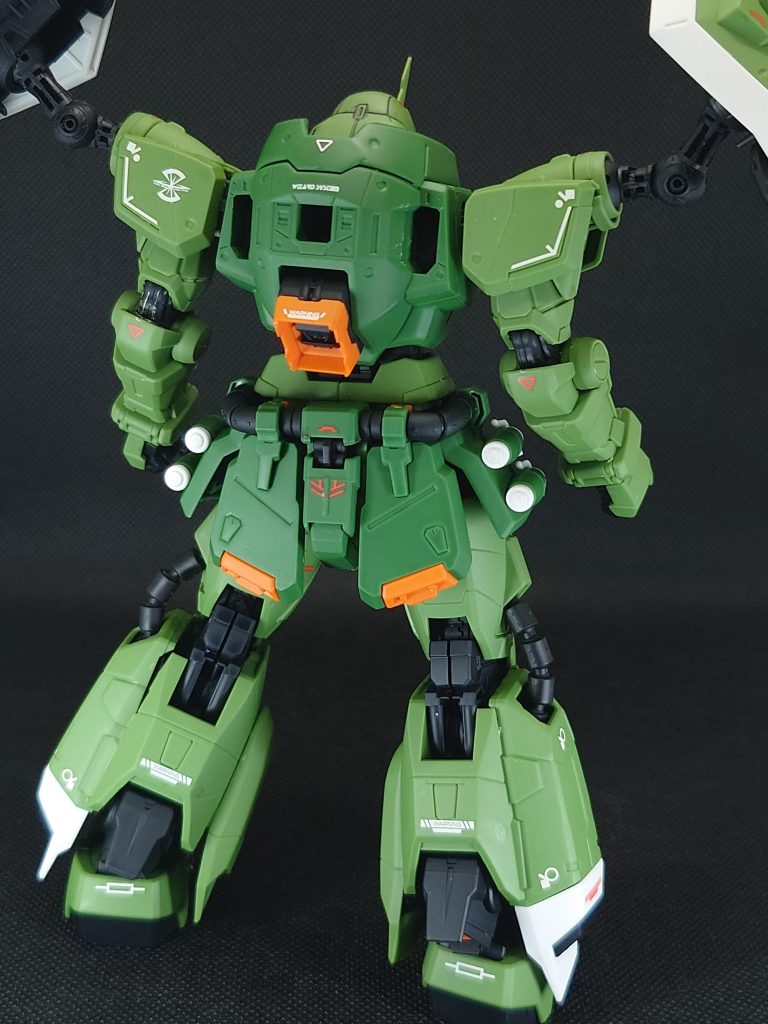 去年のズゴックを作り終わった後に、MGでも手を出すかと思いパチ組まで終わらせましたがMGのボリュームにビビり放置してました(gundam-kao5)