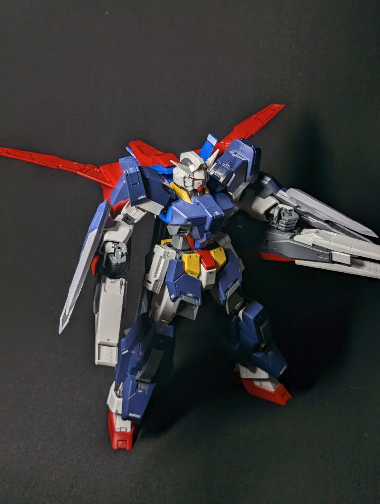 追加装甲の雰囲気はフルアーマーガンダムMark2にも似てます。